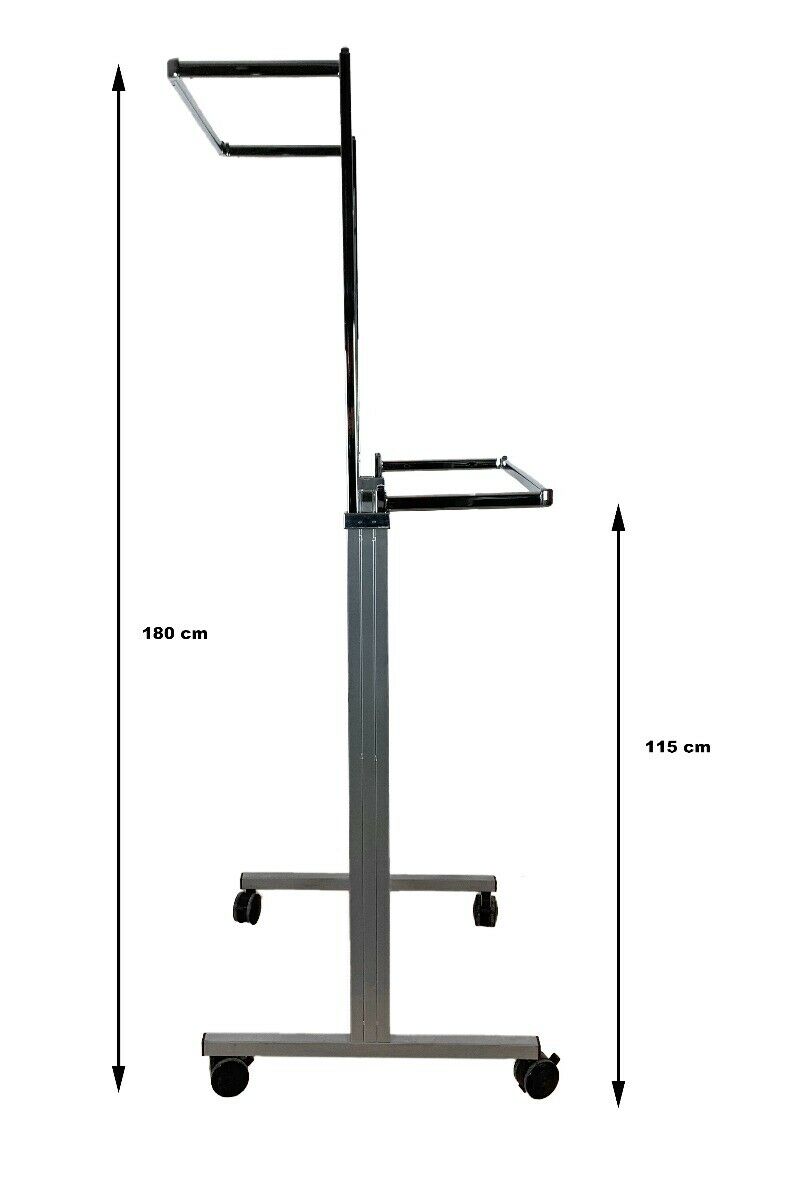 Kombiständer 27 cm Tiefe zusätzliche Schlitzschienen C.W. Albert LB0032