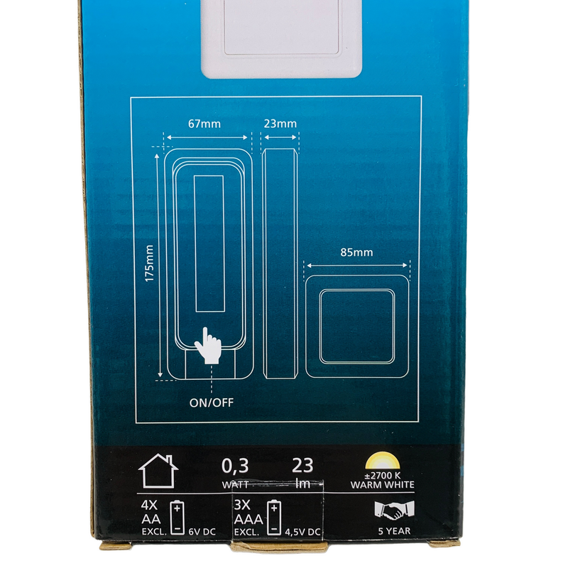 2er Set Smart Light Schwenkbare Leuchte mit Funkschalter