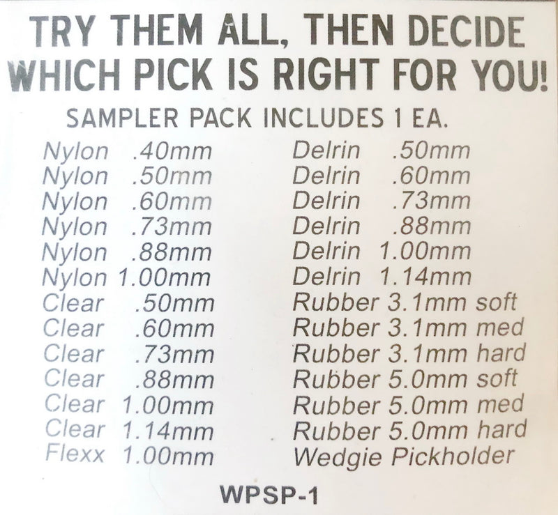 3 x Wedgie Pleks 25er Tüte