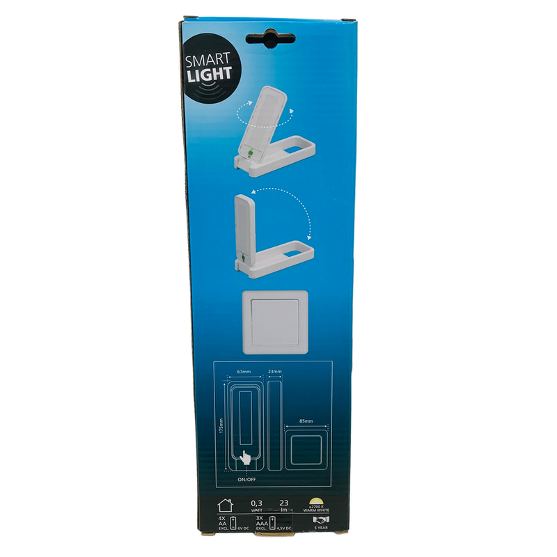 2er Set Smart Light Schwenkbare Leuchte mit Funkschalter