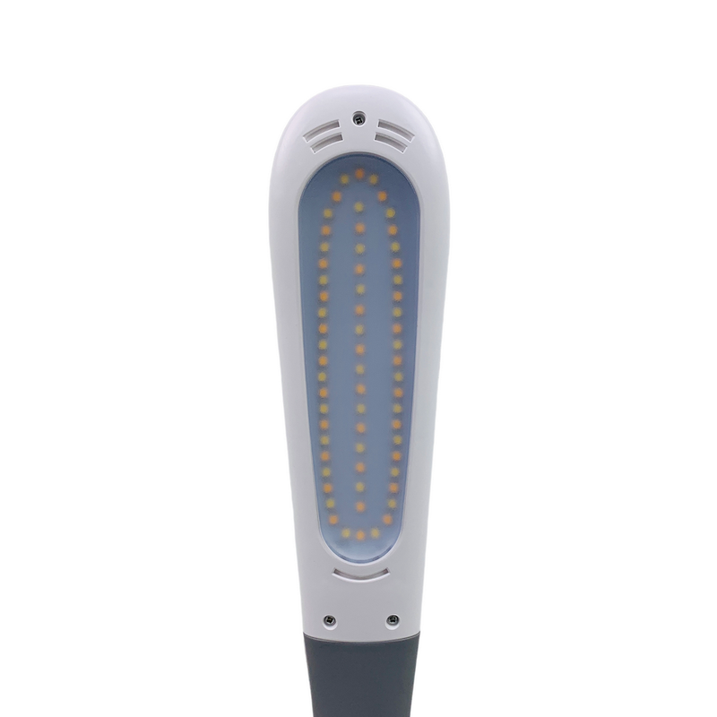 UltraBright LED Tischleuchte weiss mit Ventilator