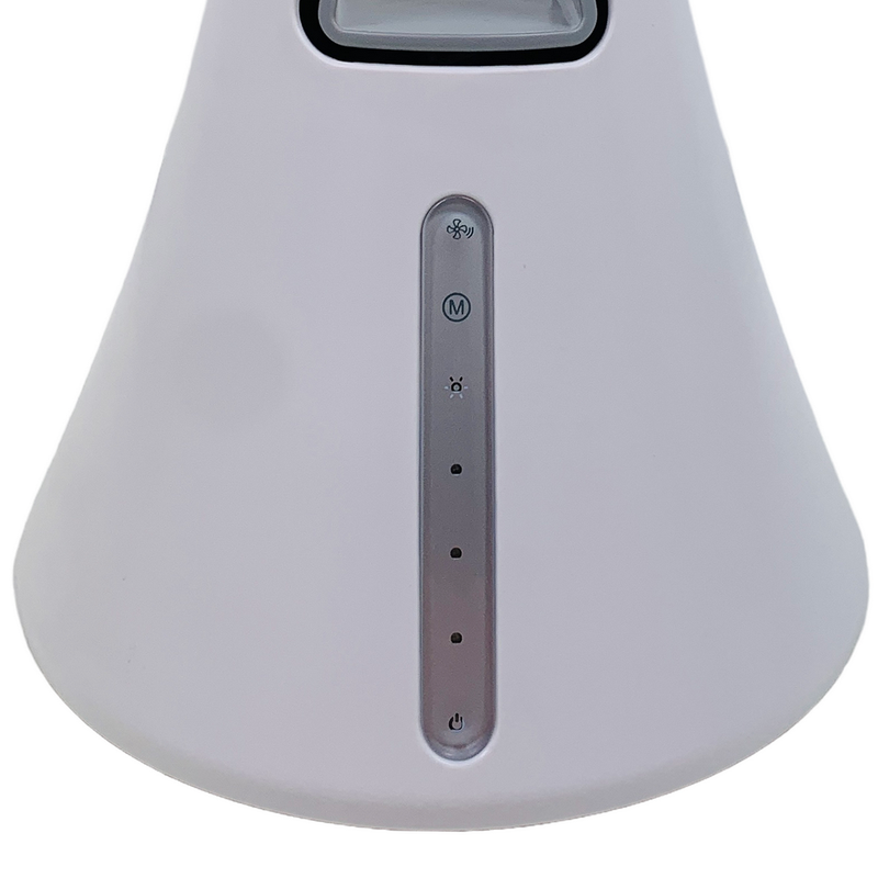 UltraBright LED Tischleuchte weiss mit Ventilator