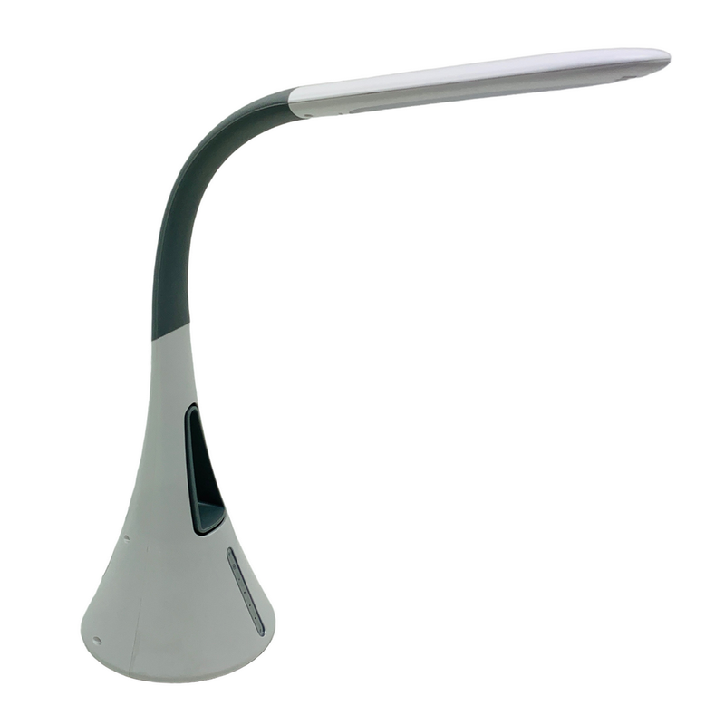 UltraBright LED Tischleuchte weiss mit Ventilator