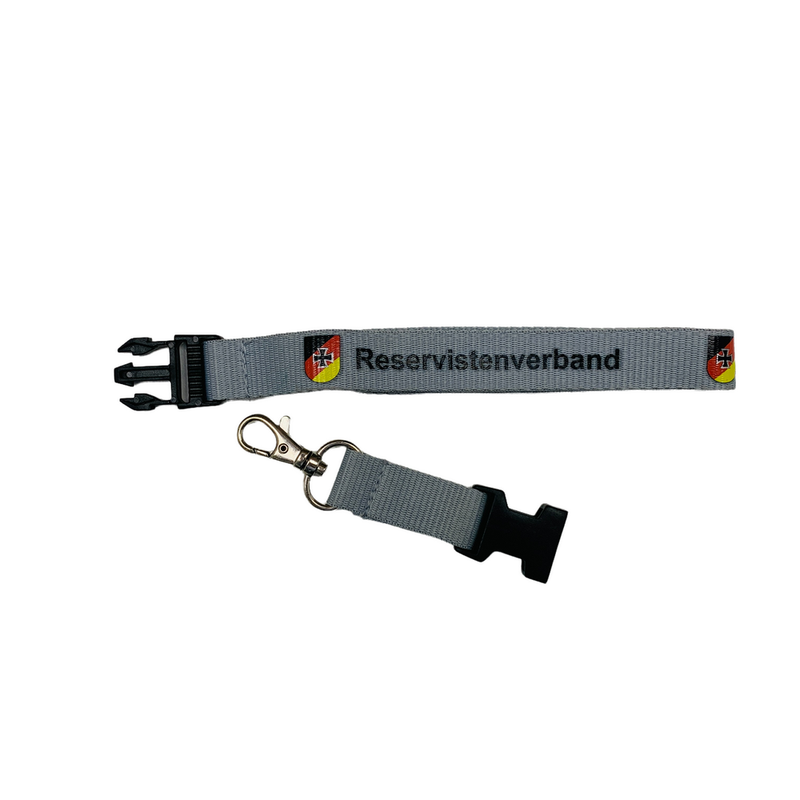 5x Lanyard Schlüsselband Bundeswehr Reservistenverband
