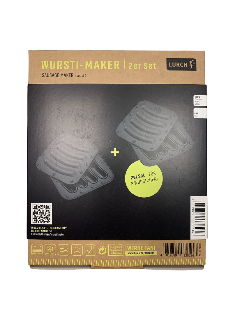 Lurch Wursti Maker 2er Set Veganer Vegetarier