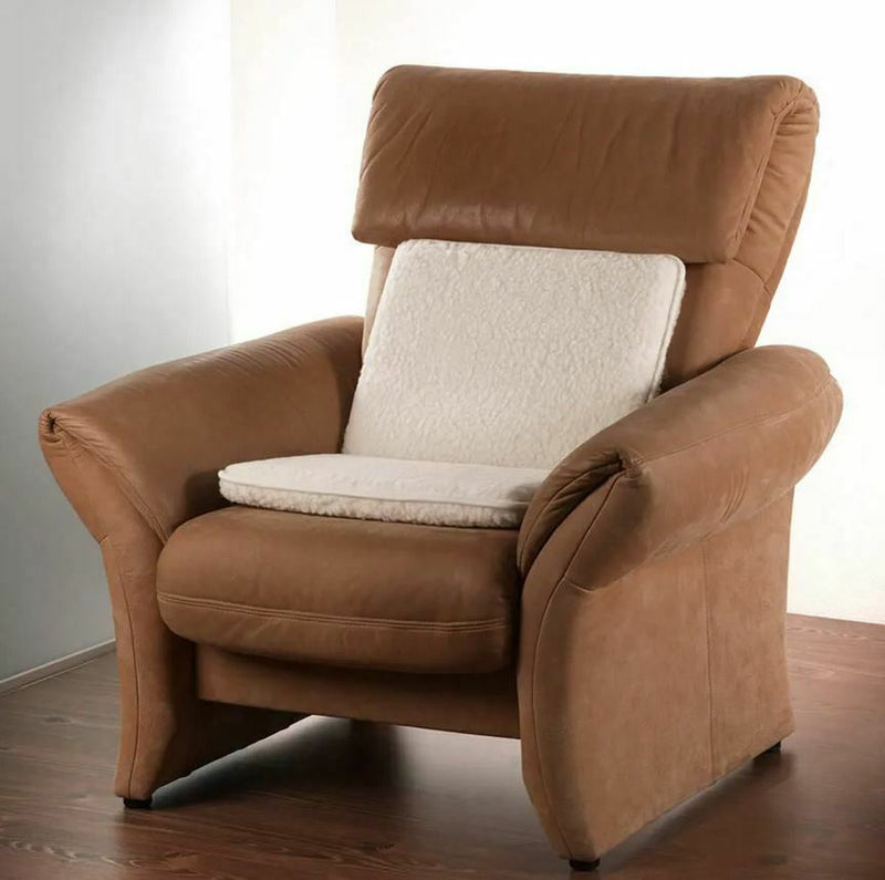 Schurwoll Sesselkissen Sitzkissen Stuhlkissen Premium 50 x 80 Öko-Tex