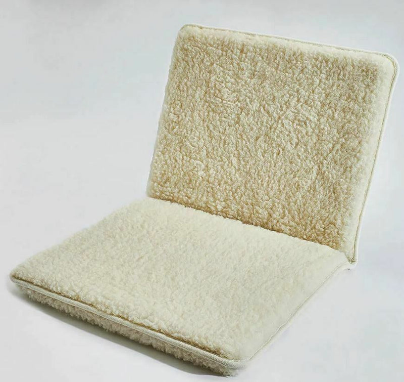 Schurwoll Sesselkissen Sitzkissen Stuhlkissen Premium 50 x 80 Öko-Tex