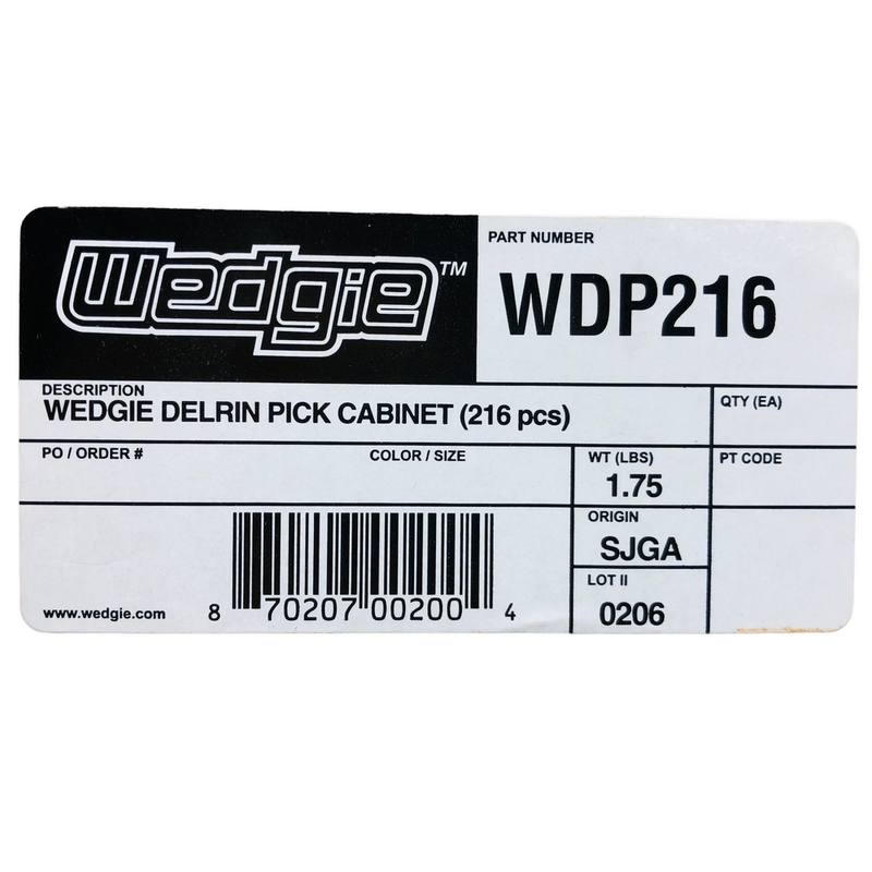 Wedgie Delrin Pleks 216er Box