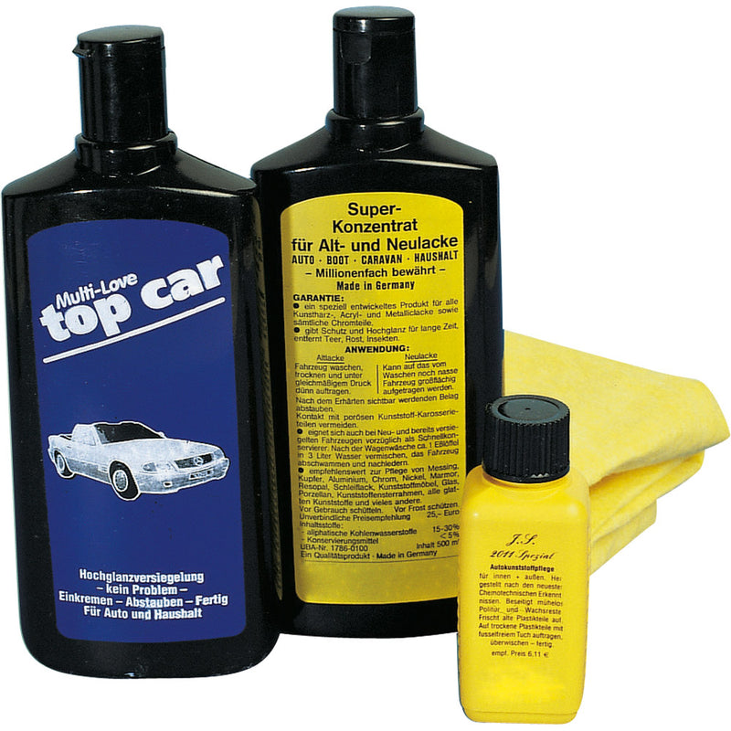 Maximex Top Car Auto Pflegeset Hochglanzversiegelung Schutz Reinigung Pflege
