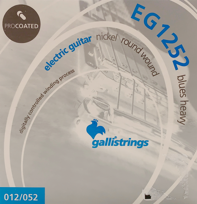 2er Set Galli Strings Saiten für E-Gitarre, Nickel Round Wound, Modell EG1149
