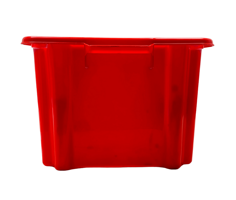 5 Stück Stapelbox rot